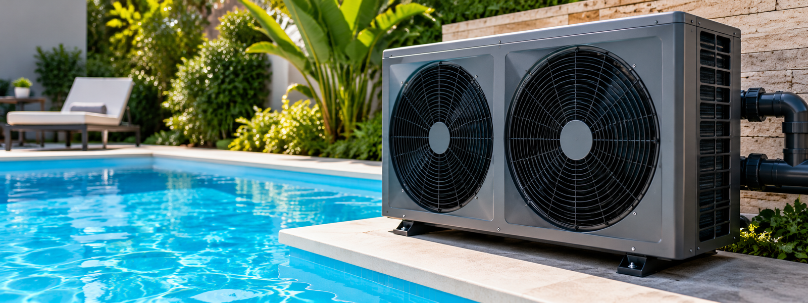 Bombas de calor para piscinas y jacuzzis