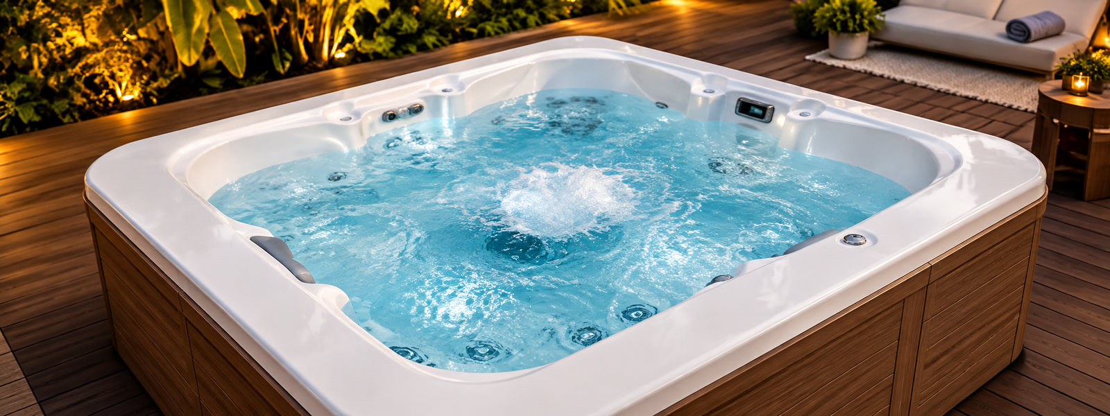 Jacuzzi 2,20 por 1,80 metros